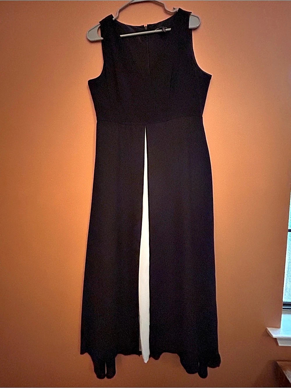 White House Black Market Jumpsuit in Black & White Size 12